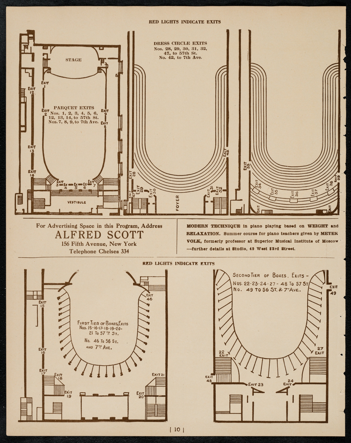Vestoff-Serova School of Dancing, April 22, 1922, program page 10
