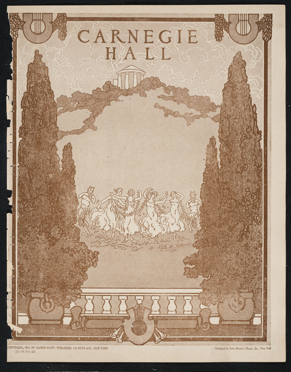Philadelphia Orchestra, October 31, 1922, program page 1