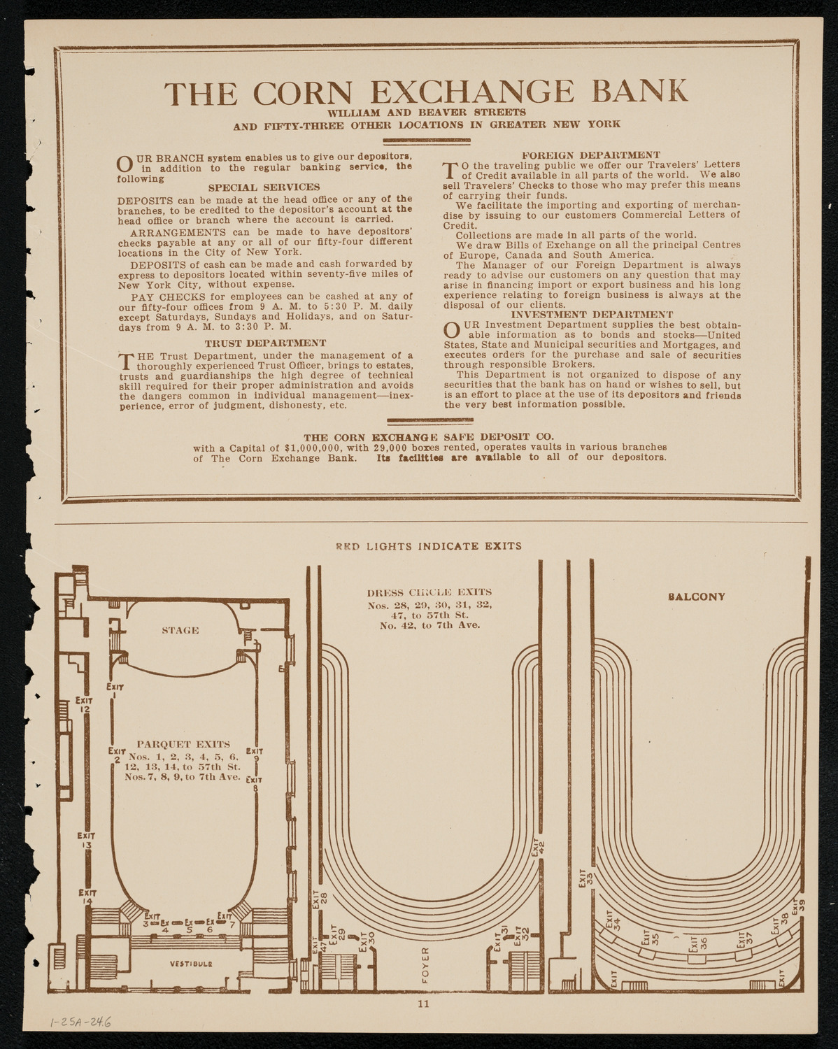 New York Philharmonic, January 25, 1924, program page 11
