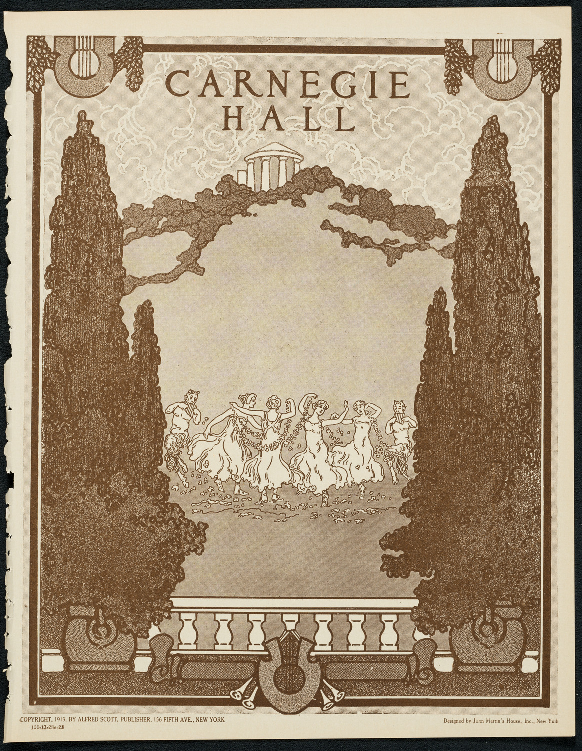 New York Symphony Orchestra, December 28, 1923, program page 1