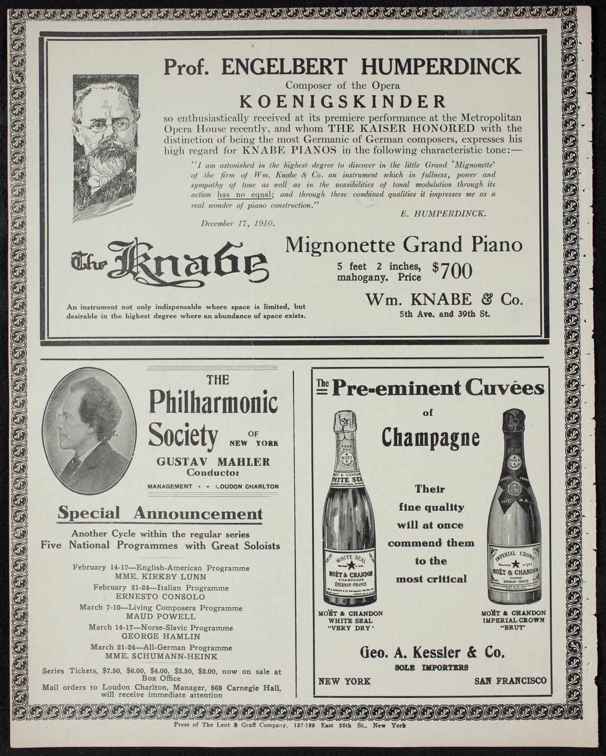 Burton Holmes Travelogue: Two Ways Around the World, February 12, 1911, program page 12
