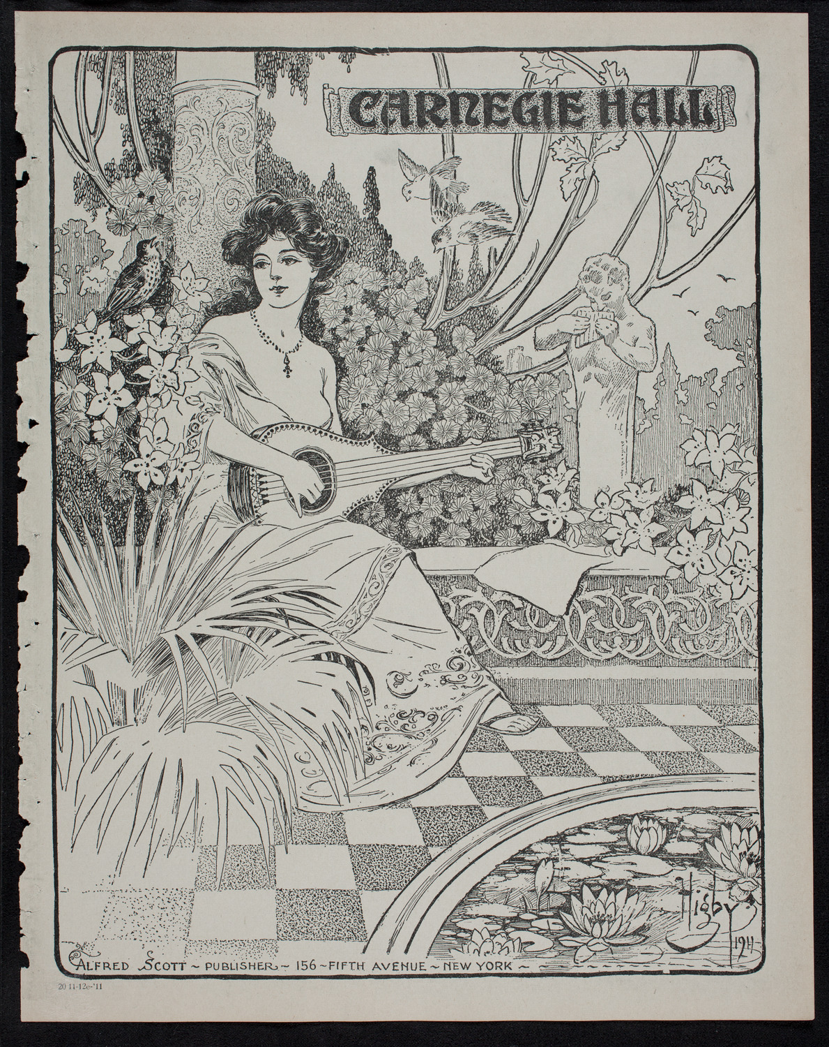 Elmendorf Lecture: The Riviera, November 12, 1911, program page 1