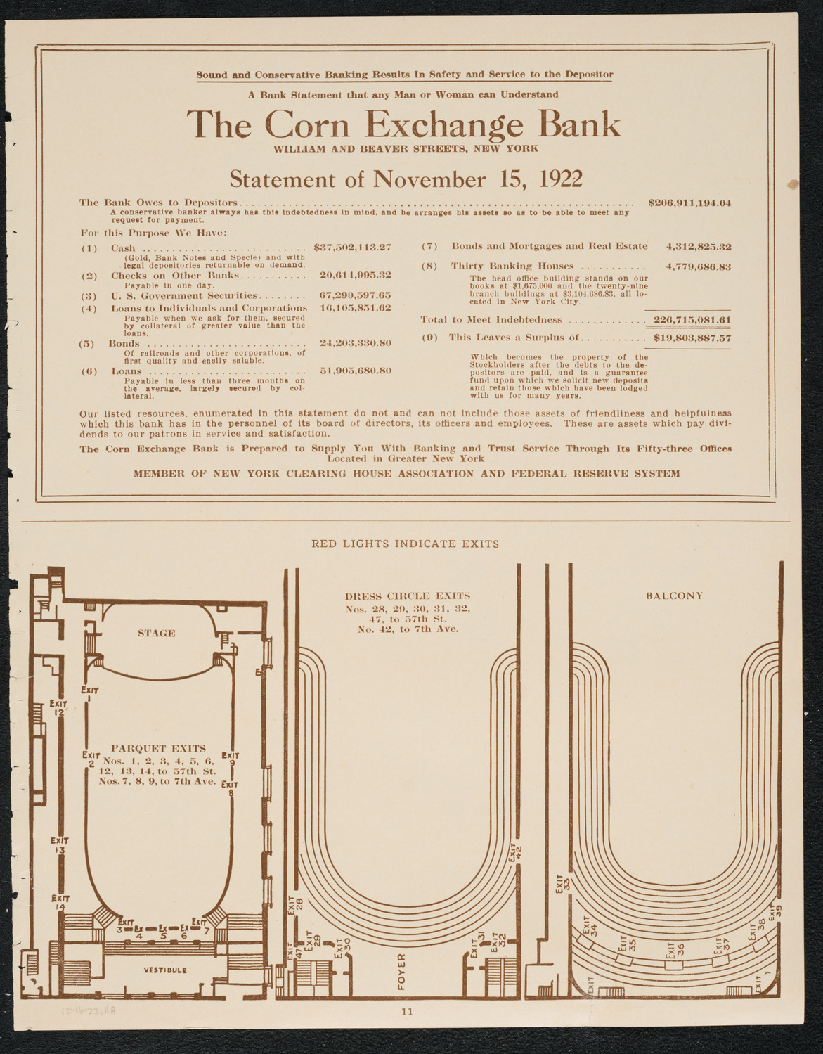 Ignacy Jan Paderewski, Piano, December 16, 1922, program page 11