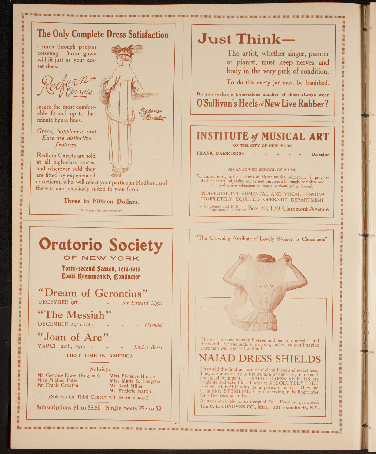 Elmendorf Lecture: Around the World Through the Panama Canal, November 8, 1914, program page 2