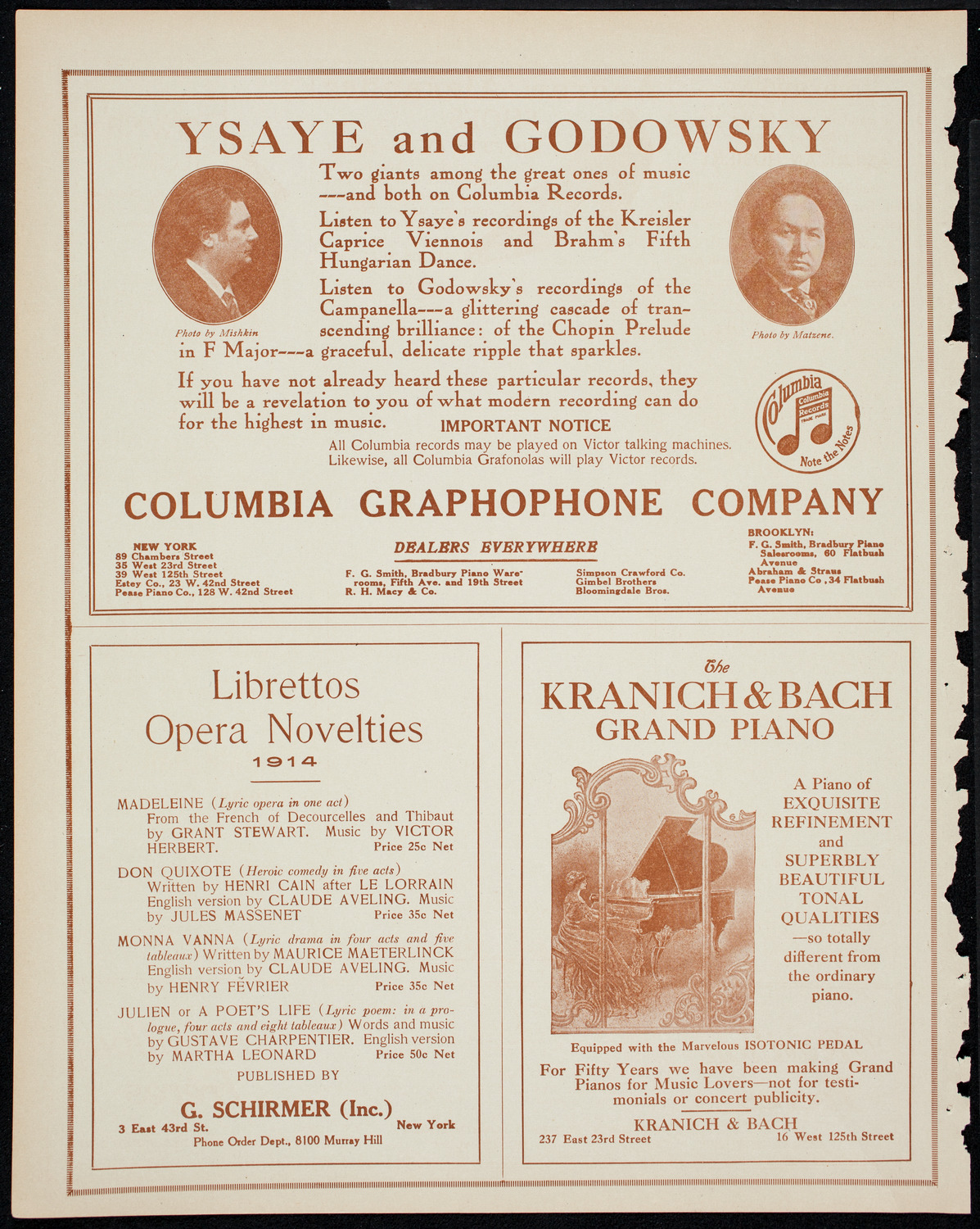 Symphony Concert for Young People, February 28, 1914, program page 6