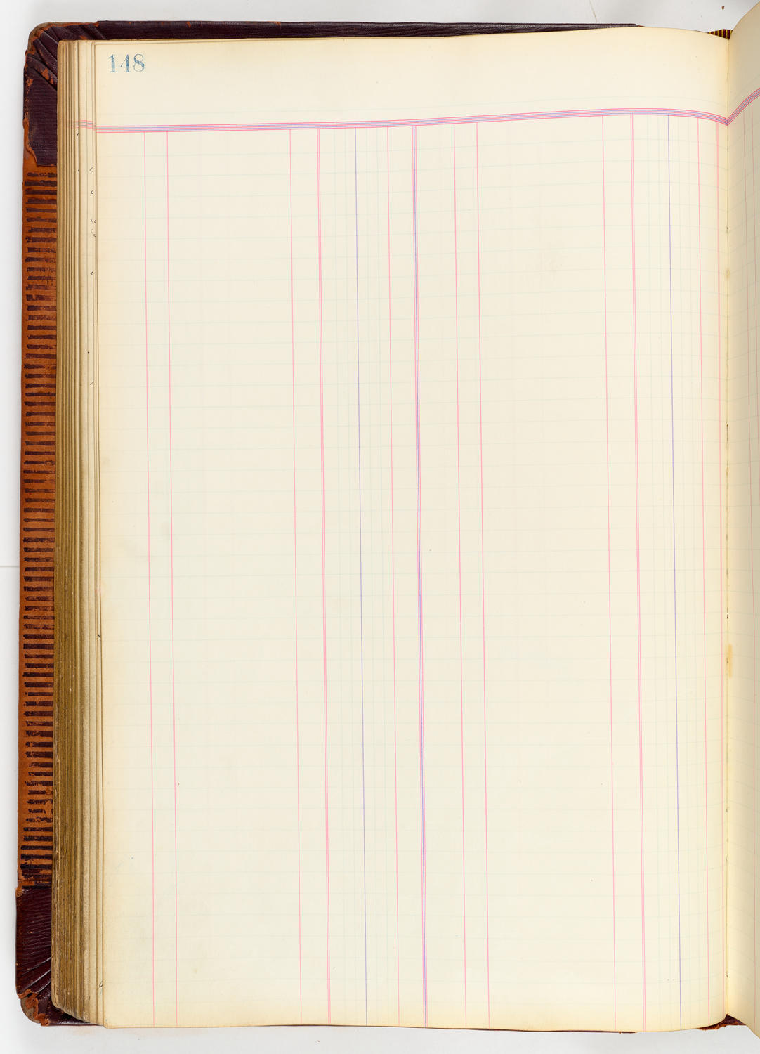 Music Hall Accounting Ledger, volume 3, page 148