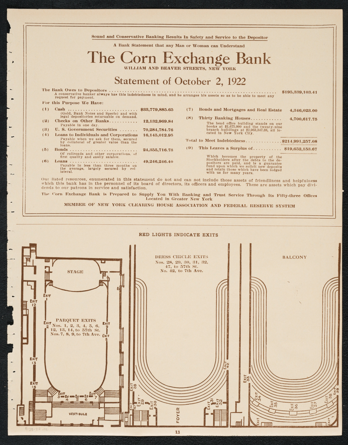 Frieda Hempel, Soprano, November 28, 1922, program page 11