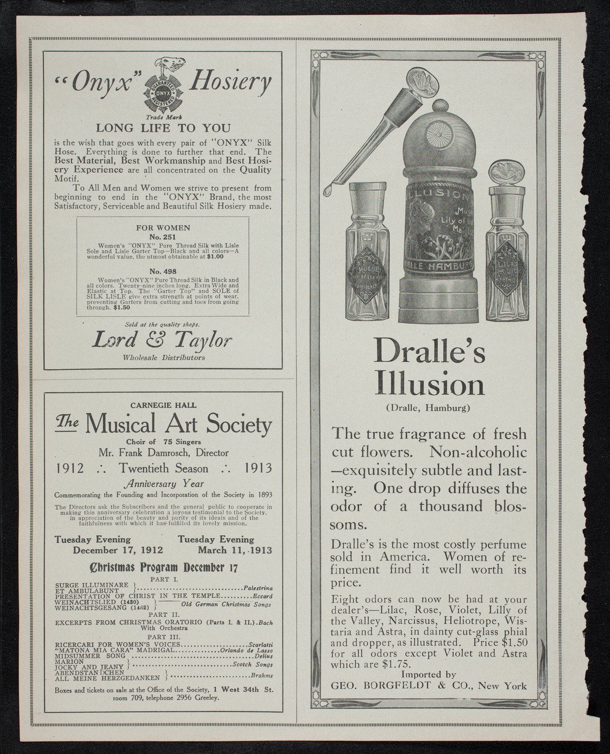 Volpe Symphony Society of New York, November 26, 1912, program page 8