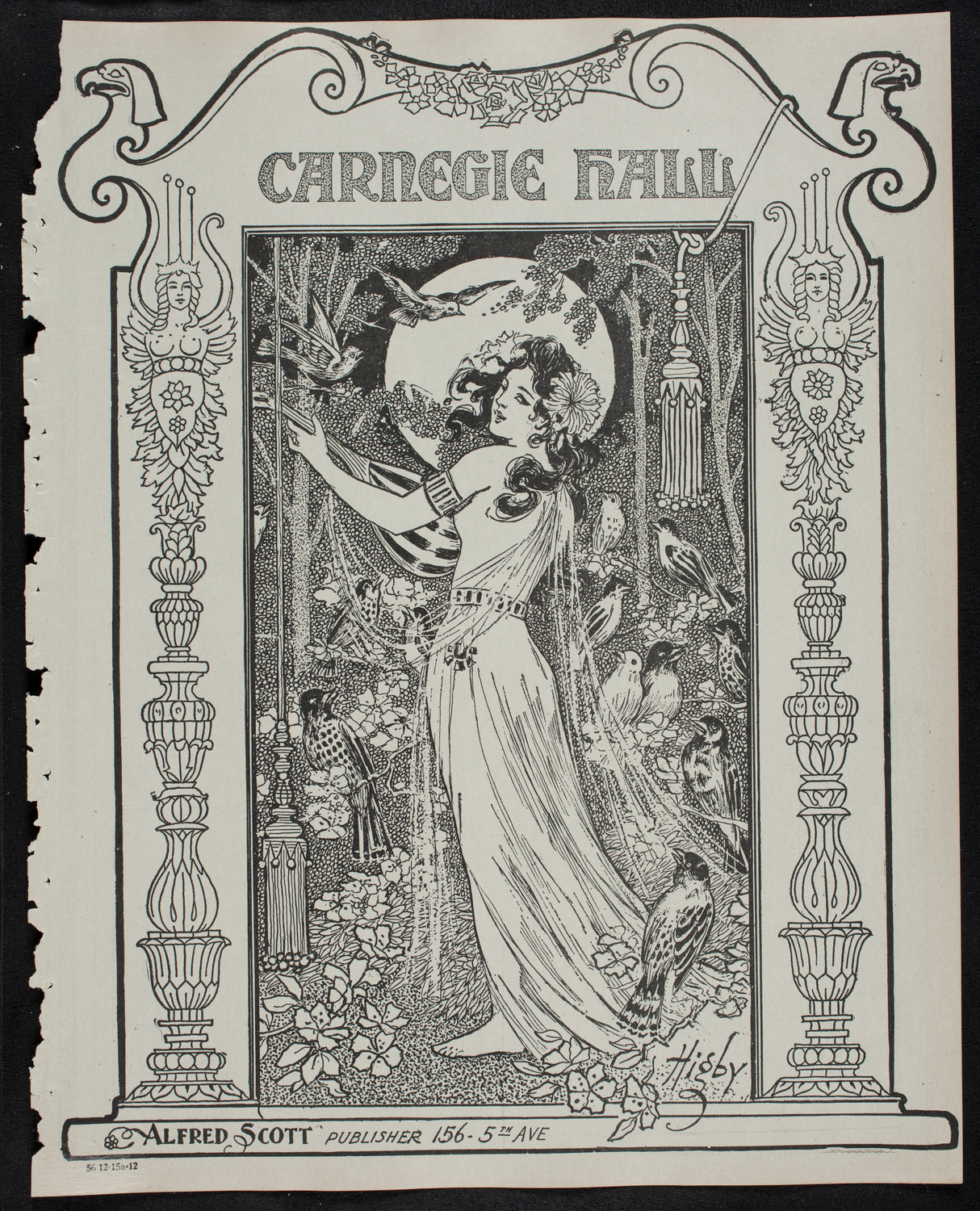 People's Symphony Concert, December 15, 1912, program page 1
