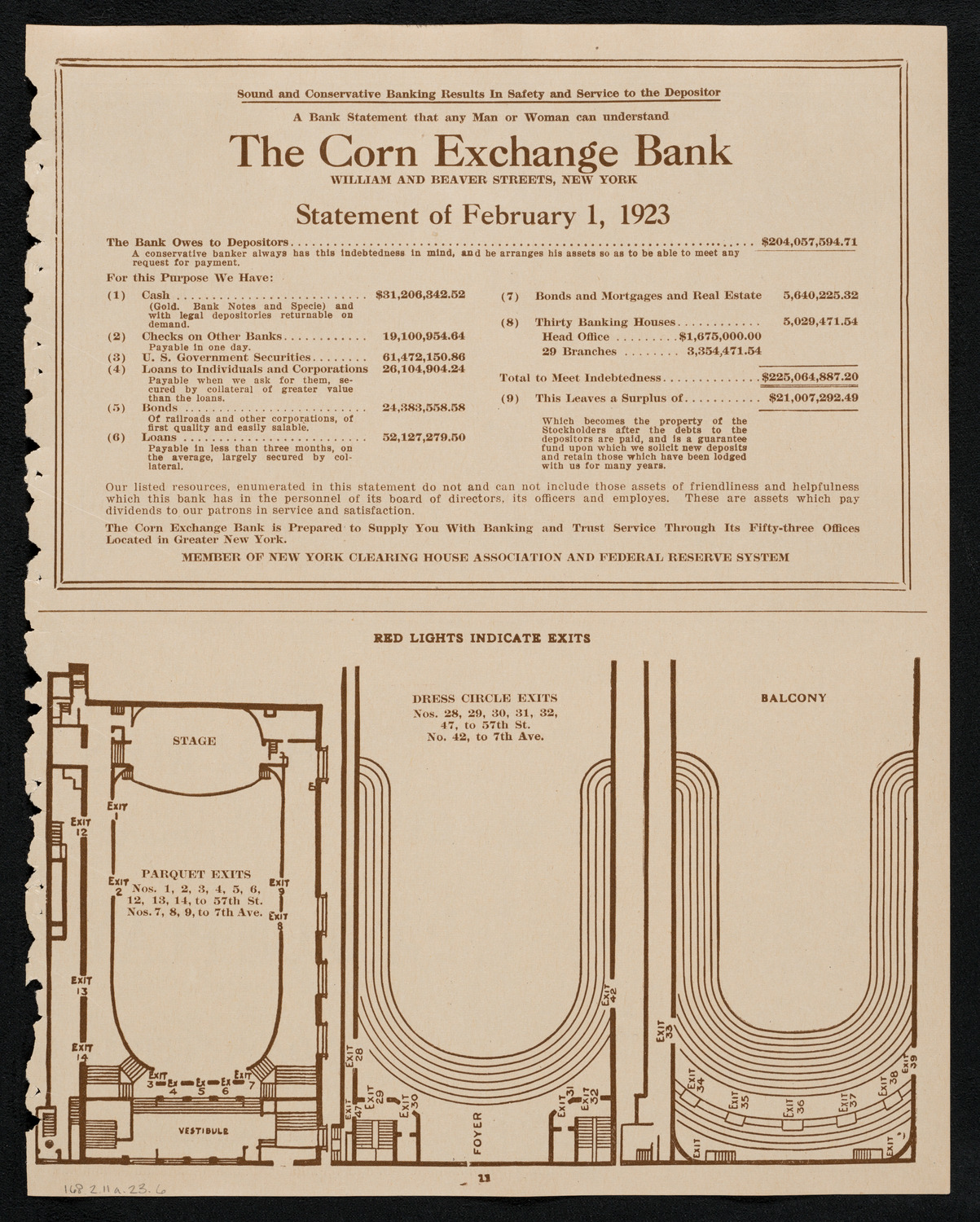 New York Philharmonic, February 11, 1923, program page 11