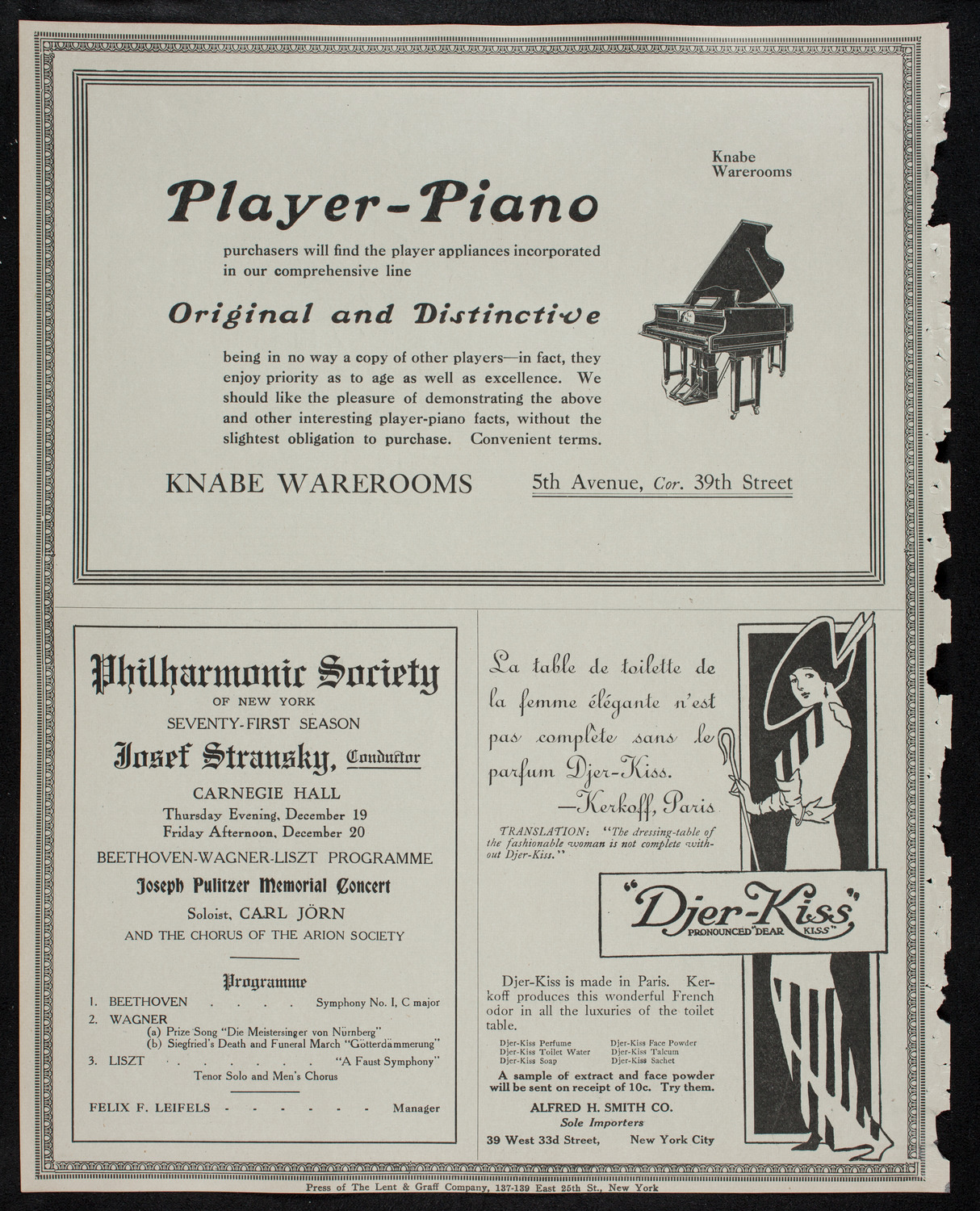 Symphony Photo Drama: Life of John Bunyan and his Pilgrim's Progress Allegory, December 13, 1912, program page 12