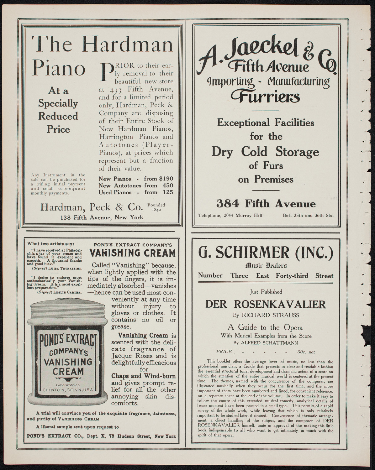 Shakespeare Birthday Festival: The Ben Greet Players and The Volpe Symphony Orchestra, April 22, 1911, program page 8
