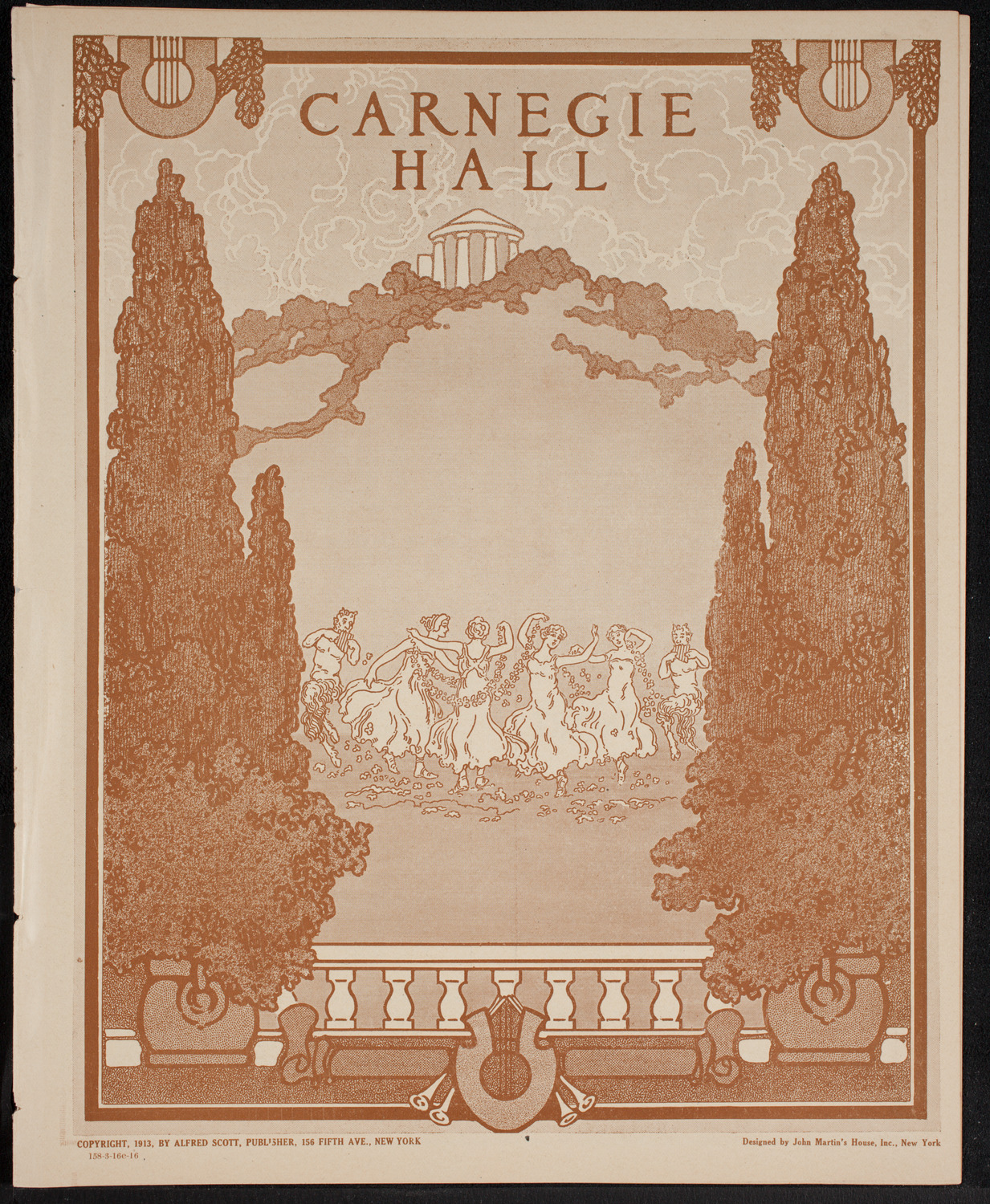 Boston Symphony Orchestra, March 16, 1916, program page 1