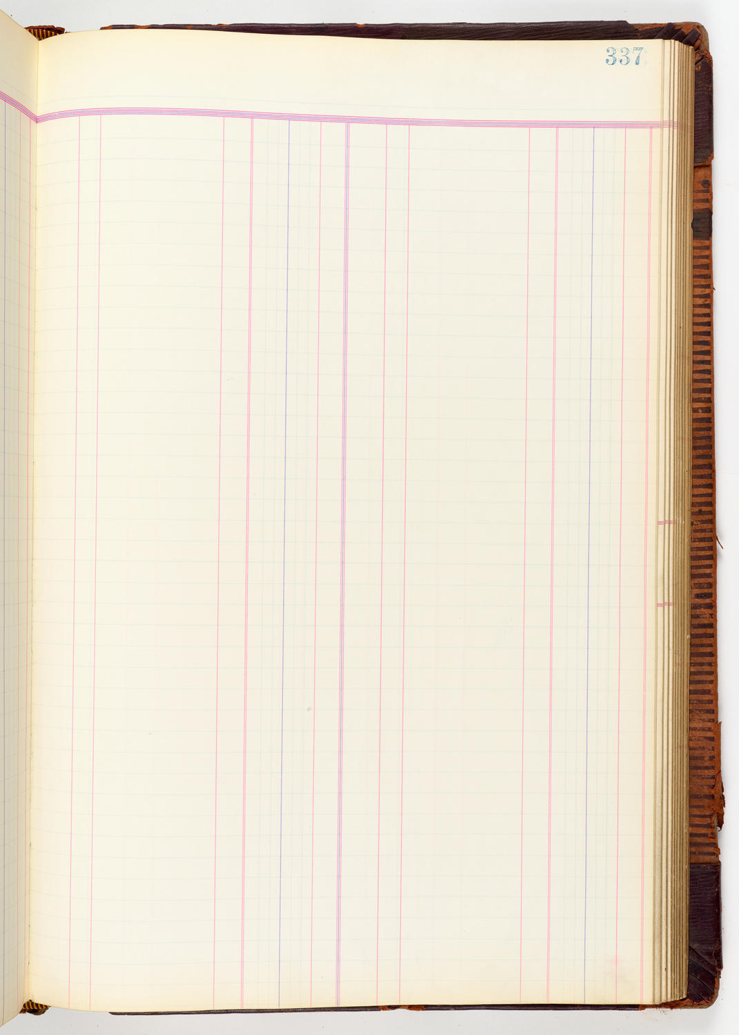 Music Hall Accounting Ledger, volume 3, page 337