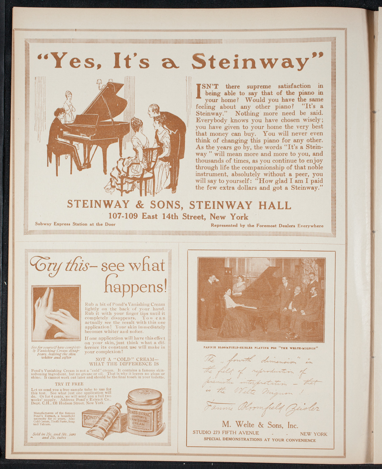 Elmendorf Lecture: Northern Italy, November 28, 1915, program page 4