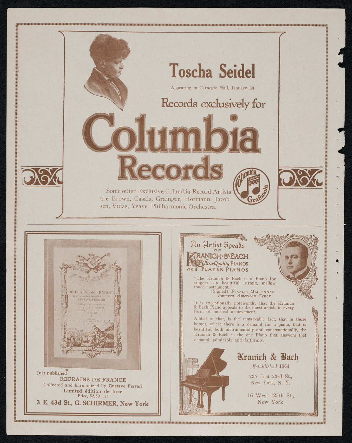 Symphony Concert for Young People, January 1, 1921, program page 6