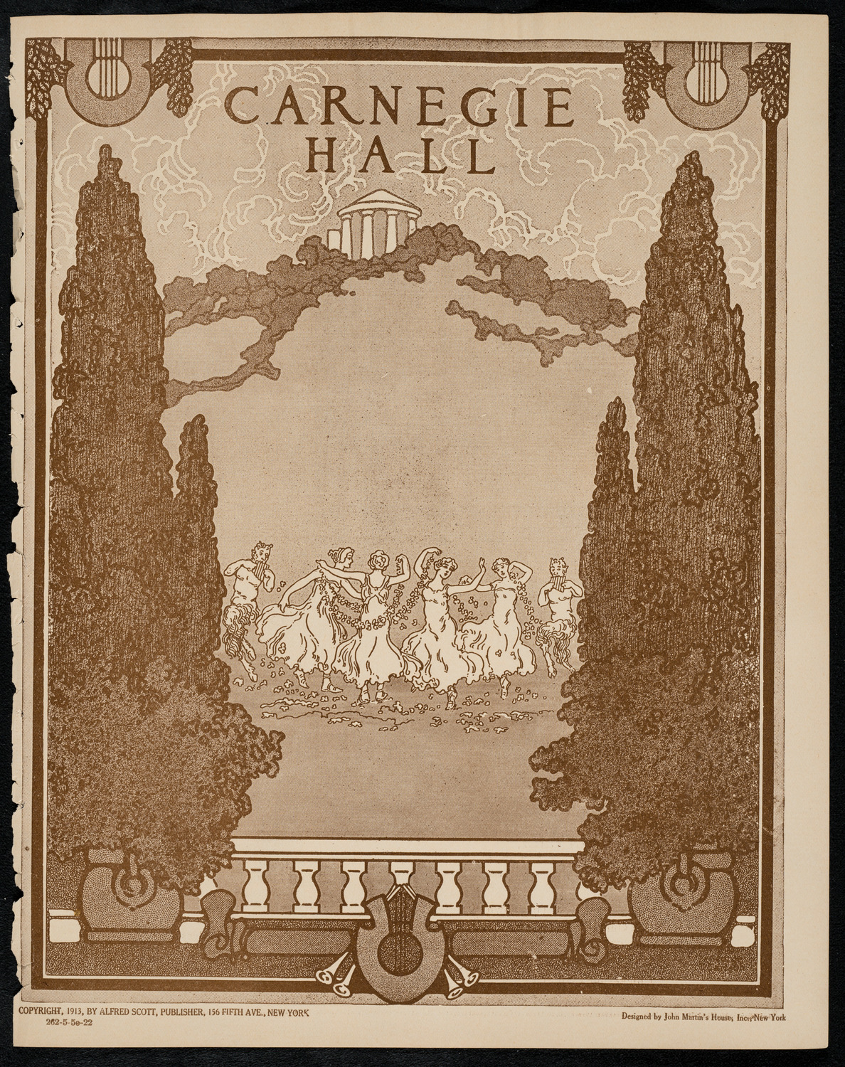 Sir Arthur Conan Doyle, May 5, 1922, program page 1