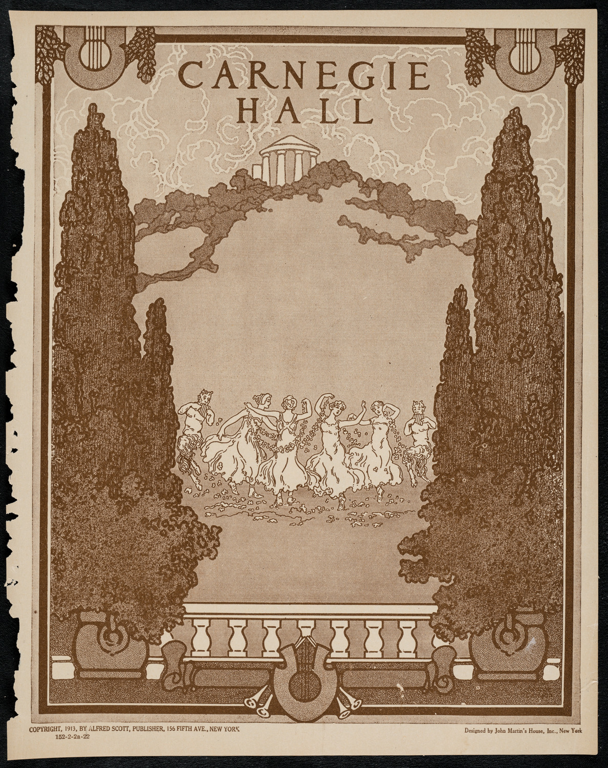 New York Symphony Orchestra, February 2, 1922, program page 1