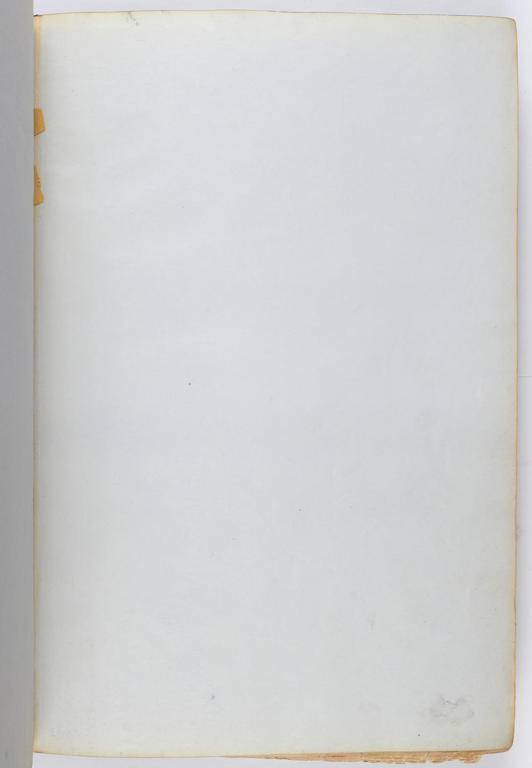 Music Hall Accounting Ledger, volume 1, front endpaper 6