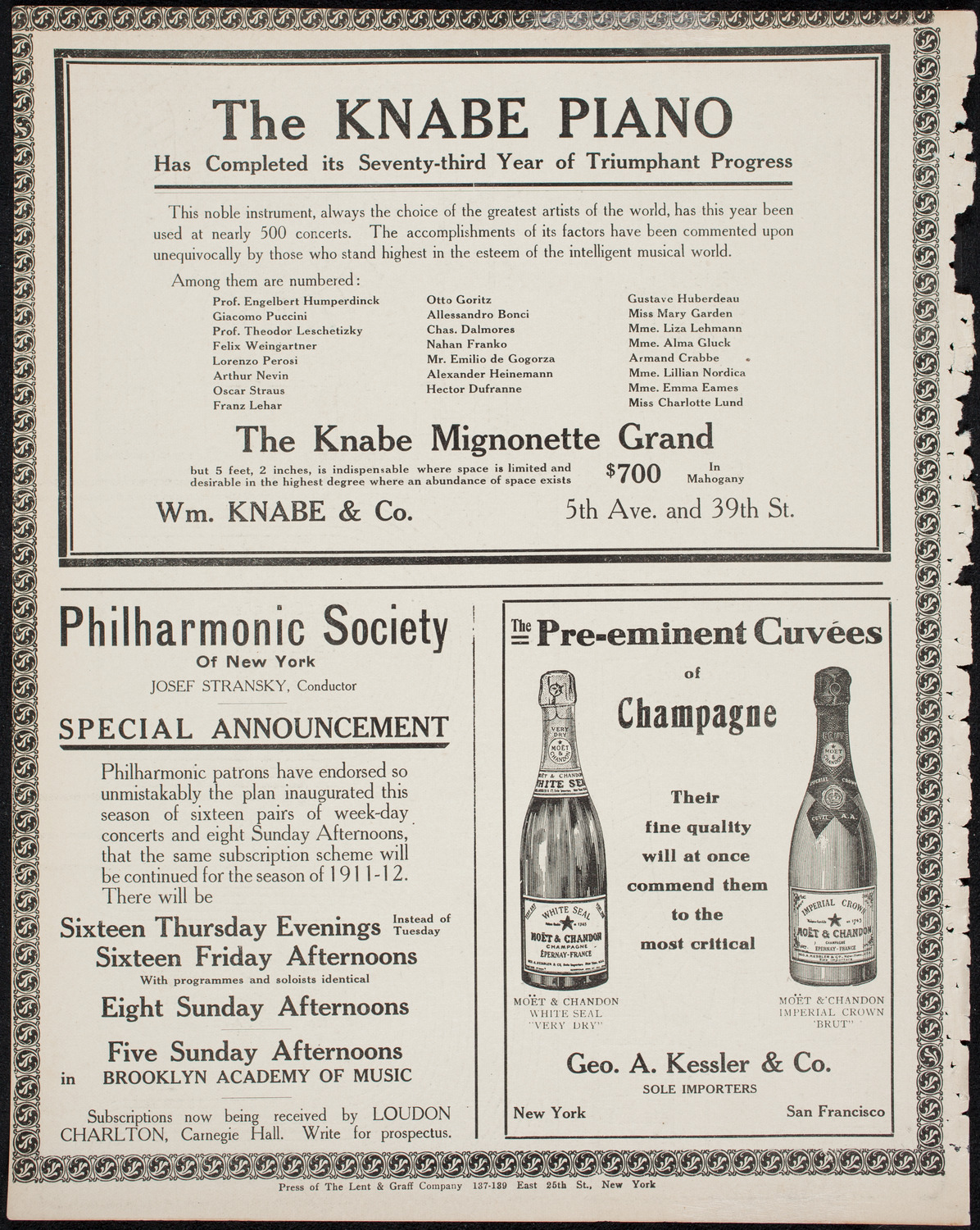 Graduation: New York College of Dentistry, June 5, 1911, program page 12