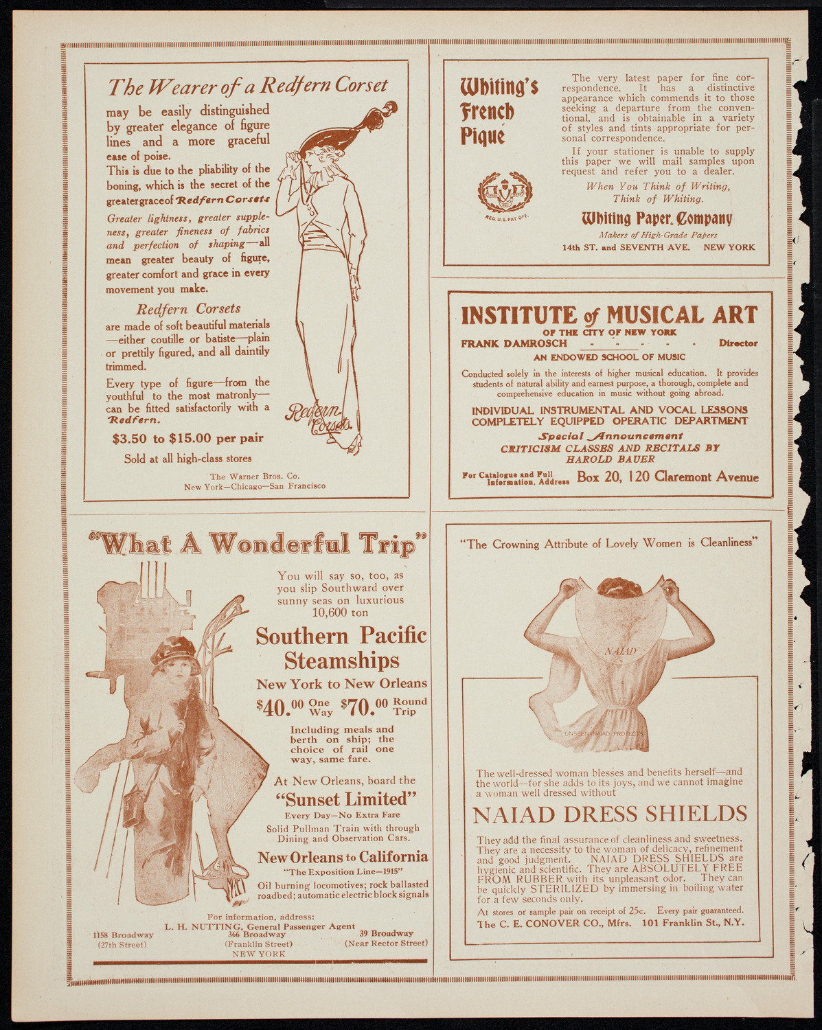 New York Philharmonic, March 6, 1914, program page 2
