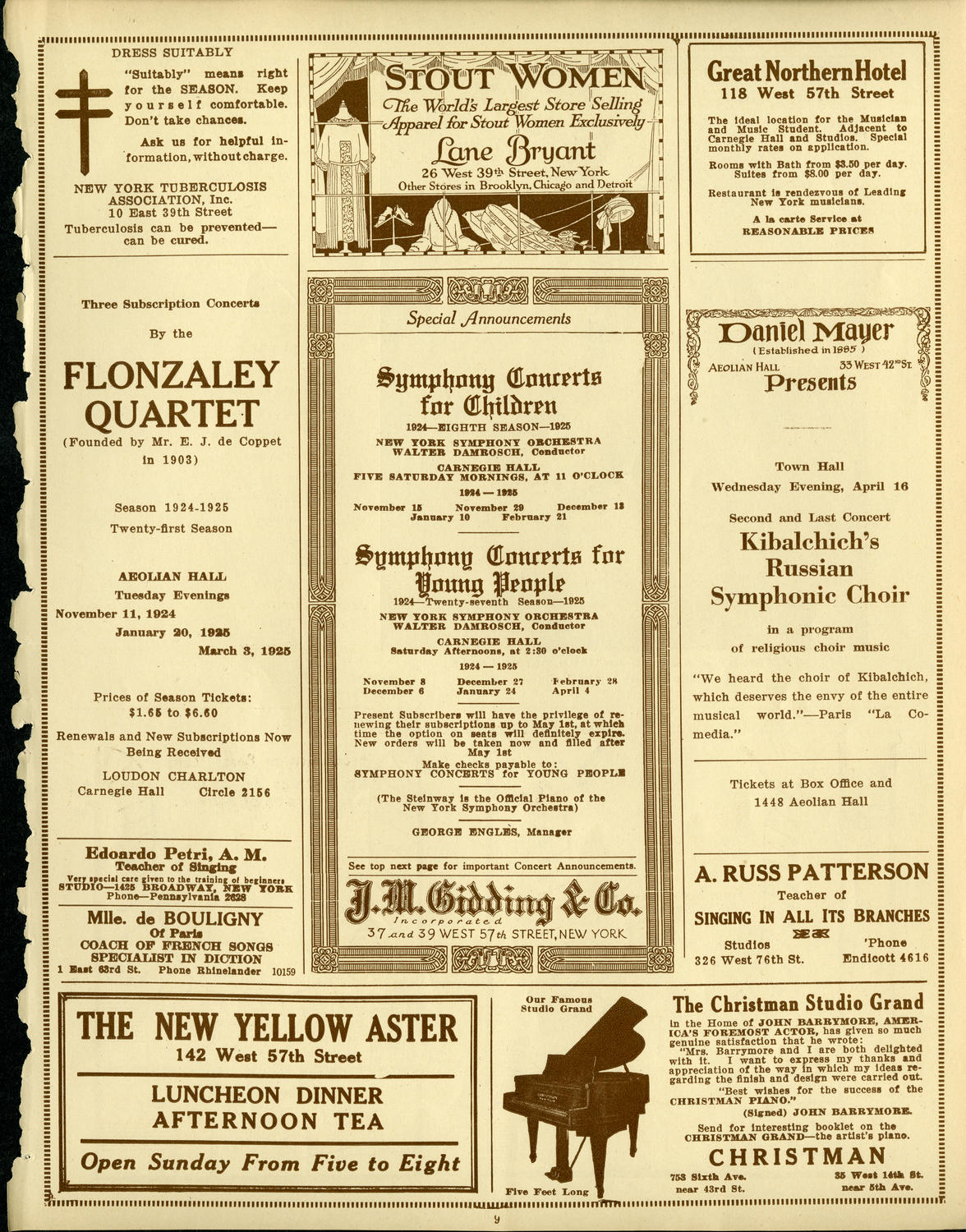 Rt. Rev. Monsignor R. Barry-Doyle: The Call of the East, April 16, 1924, program page 9