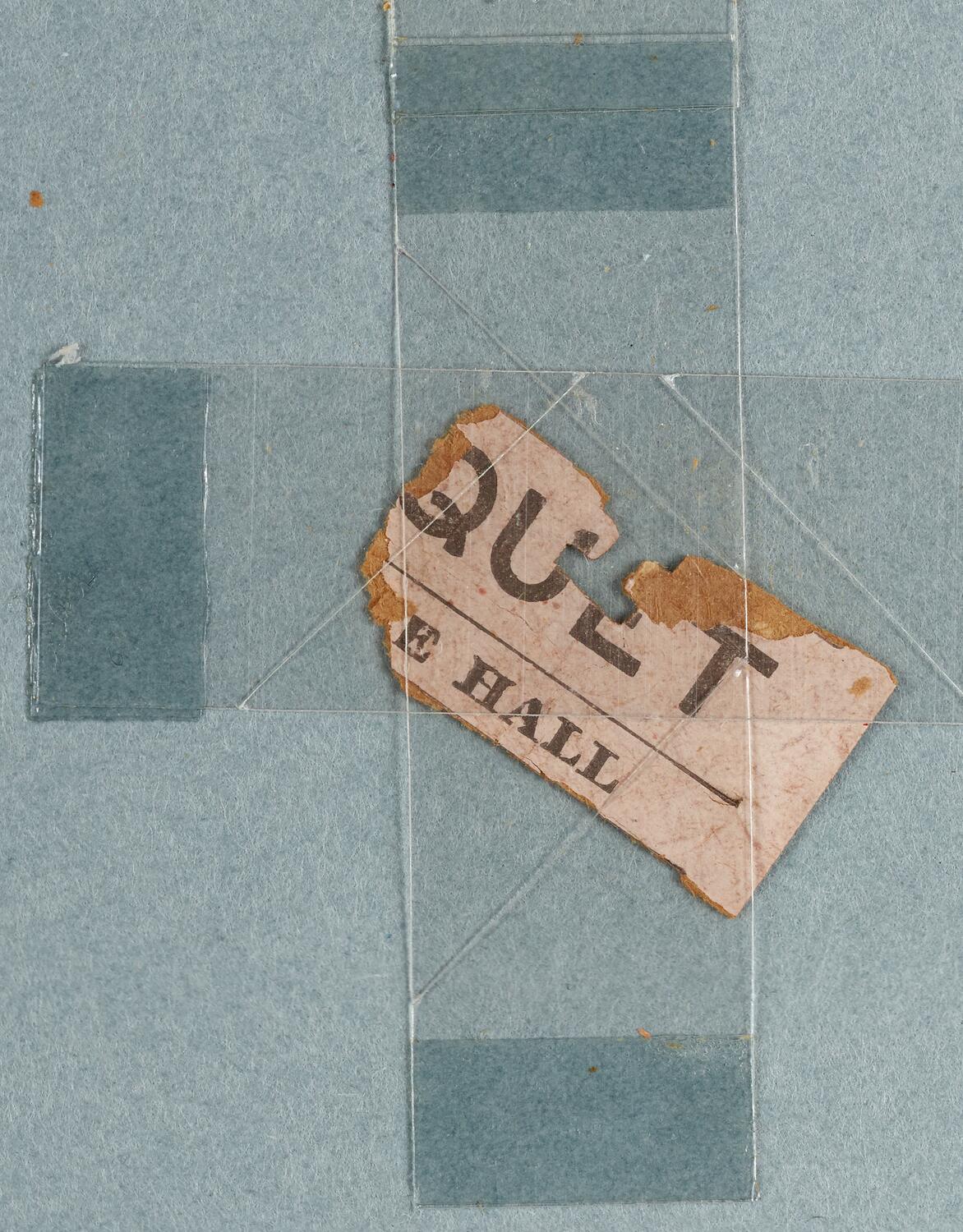 Ticket stub, undated