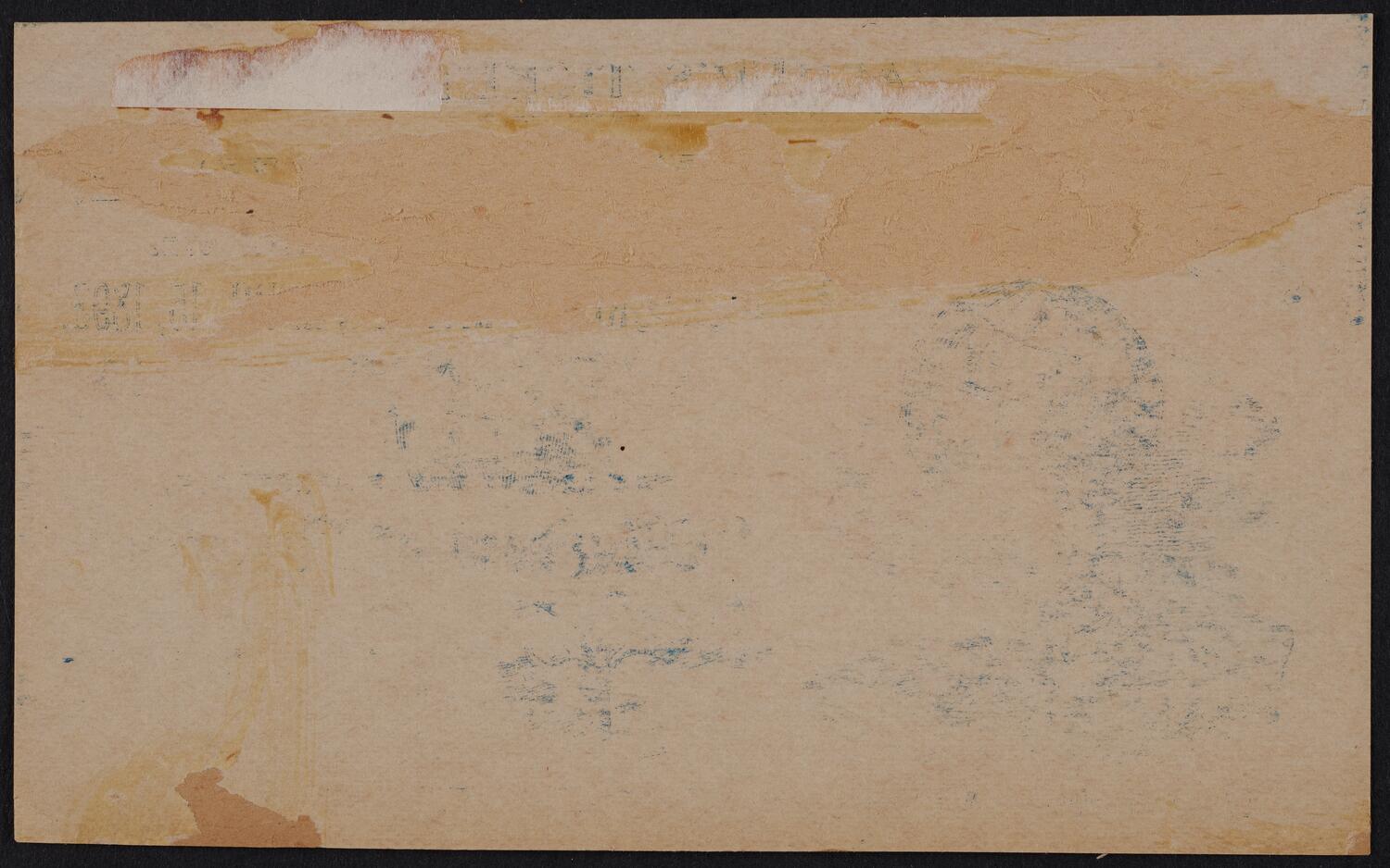 Ticket for Urania: Wonders of America, April 15, 1893 (back)