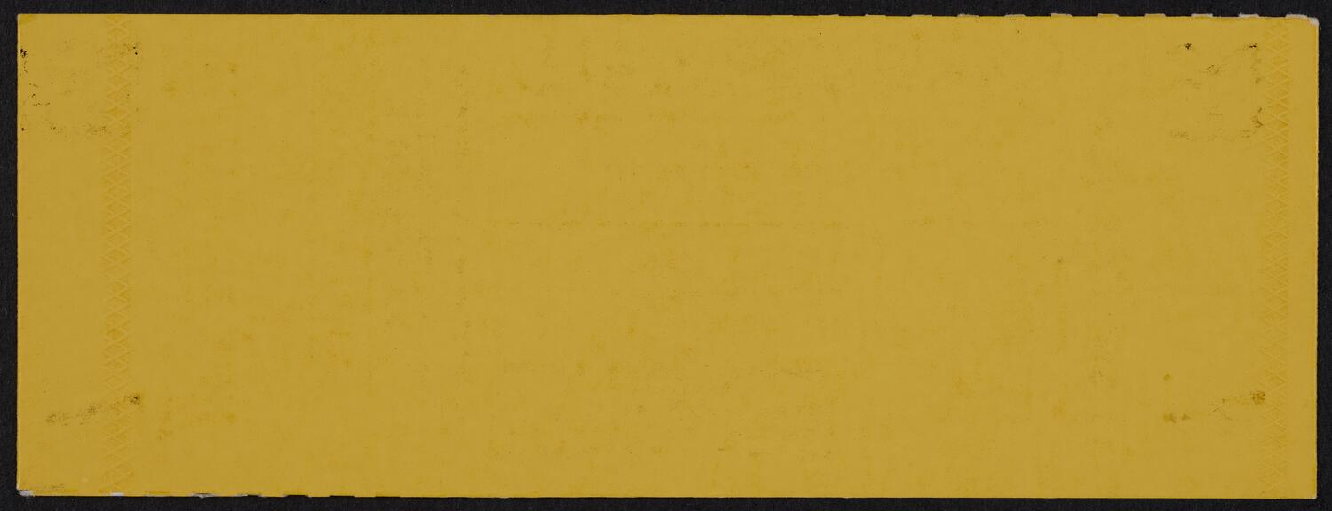 Ticket for Eugene Fodor, October 12, 1984 (back)