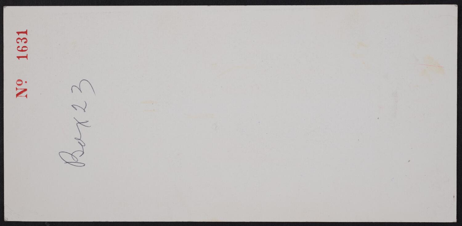 Ticket for Glamour's Annual College Fashion Show, June 5, 1962 (back)
