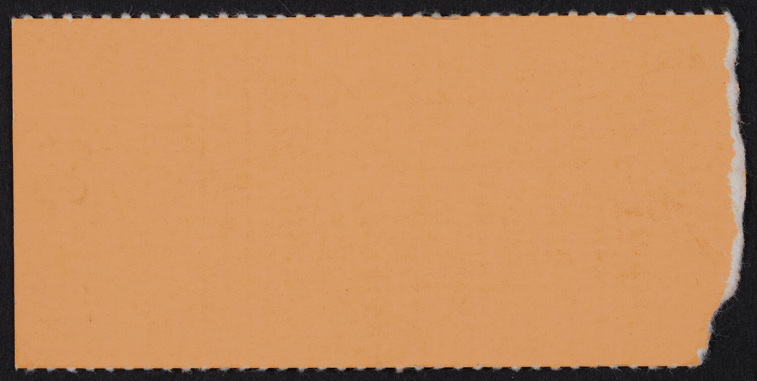 Ticket for Oratorio Society of New York: Missa Solemnis, March 21, 1990 (back)
