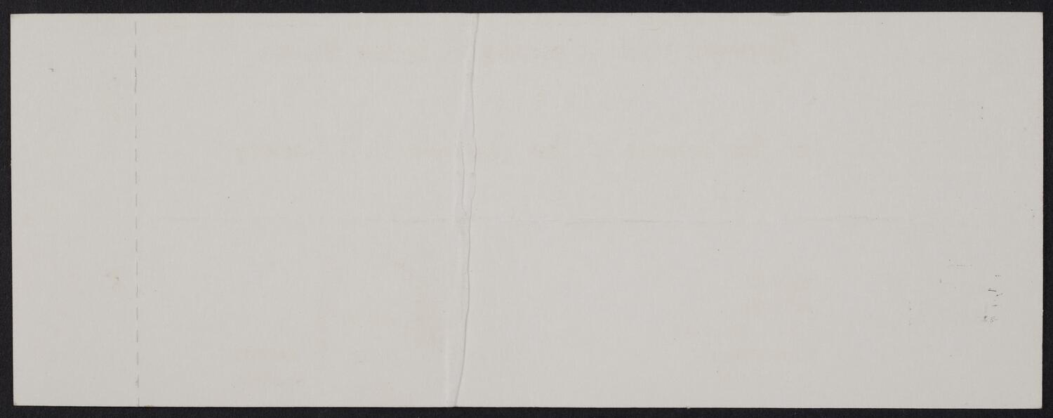 Ticket for Carnegie Hall According to Jackie Mason, September 21, 1987 (back)