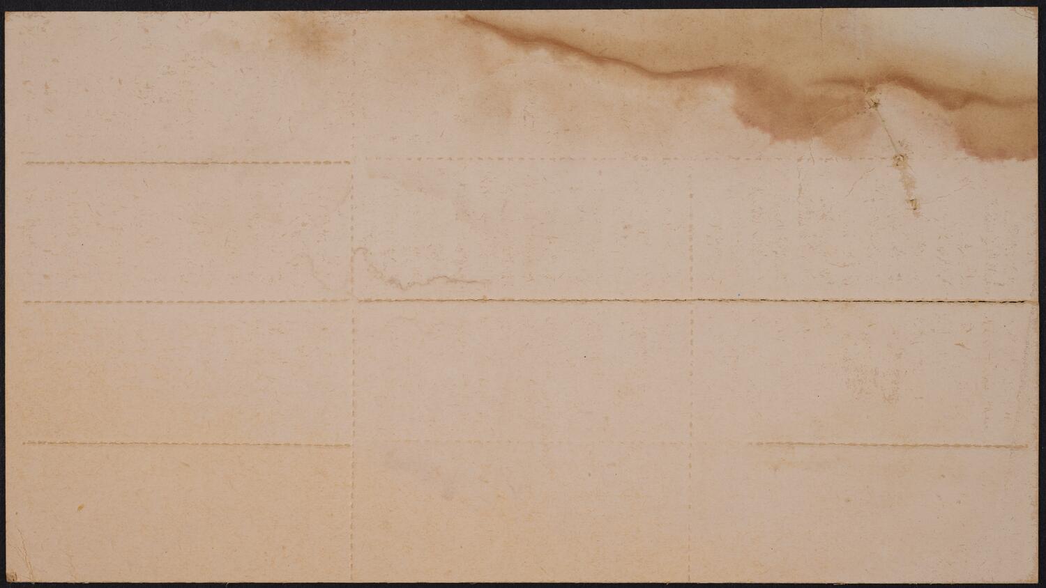 Ticket for Annual Thanksgiving Concert in Aid of St. Mark's Hospital, November 29, 1907 (back)