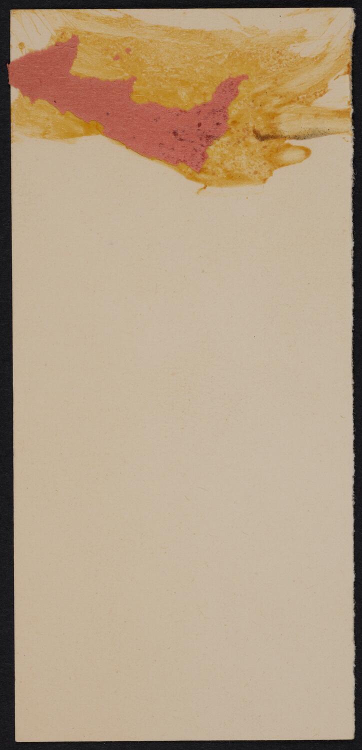 Ticket for NBC Orchestra, March 28, 1954 (back)