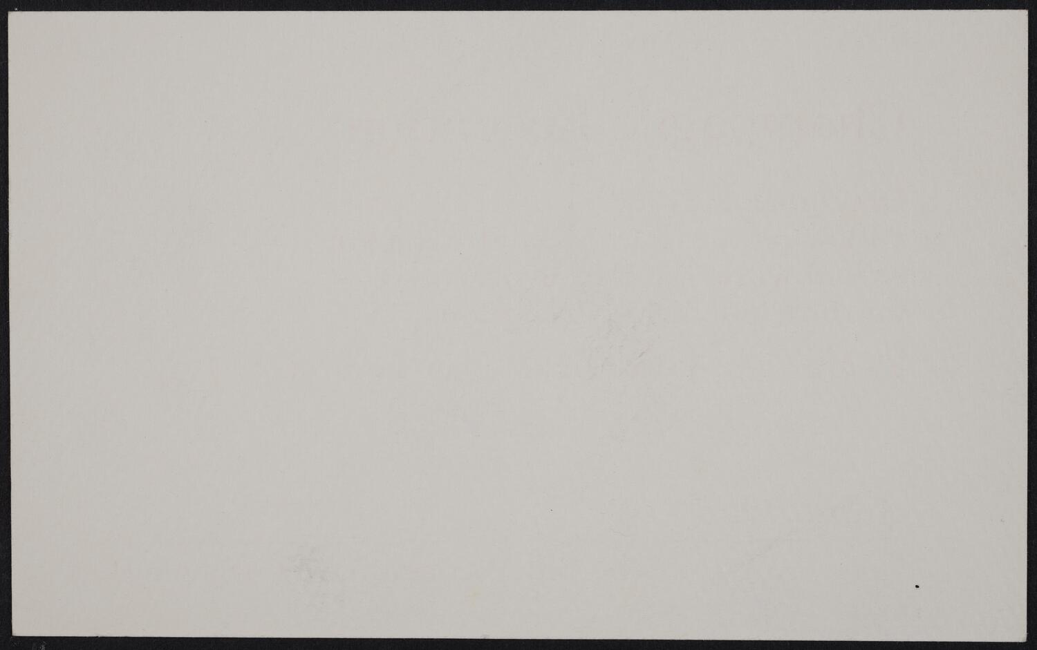 Ticket for The Gala Reopening of Carnegie Hall: Champagne Reception, December 15, 1986 (back)