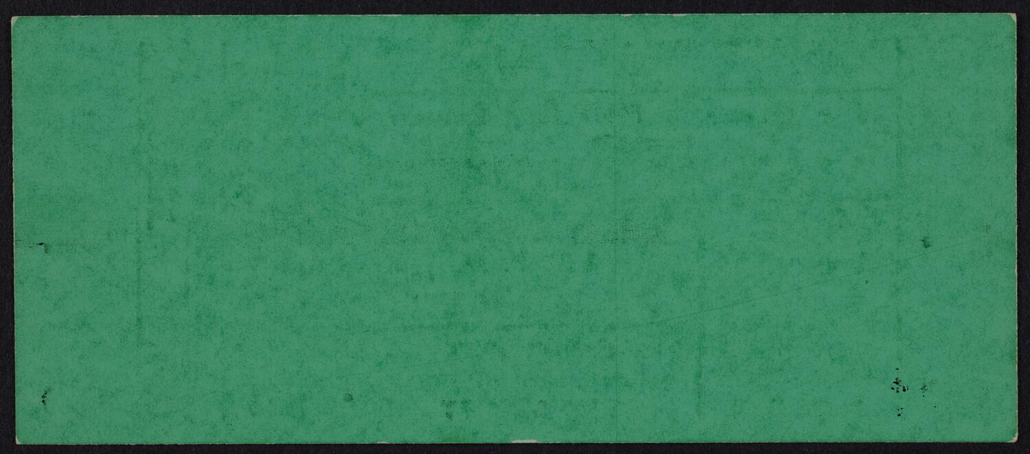 Ticket for Vladimir Horowitz, November 28, 1965 (back)