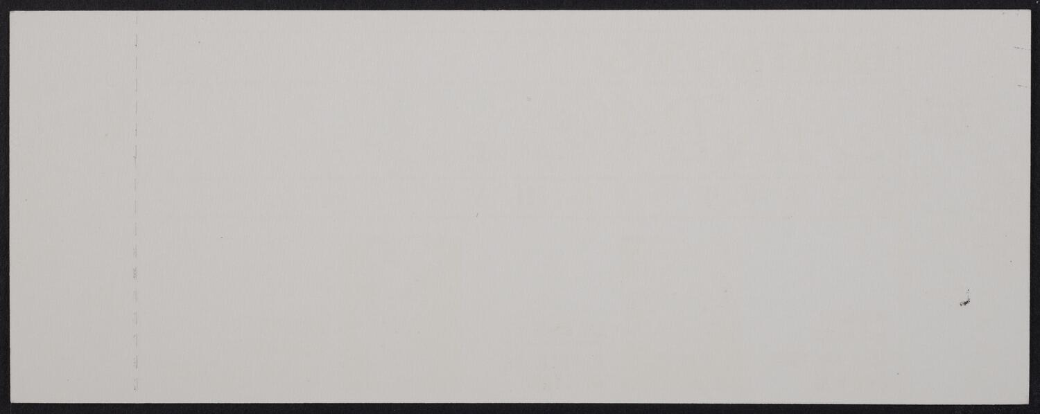 Ticket for ANPA Gala Performance, May 4, 1987 (back)