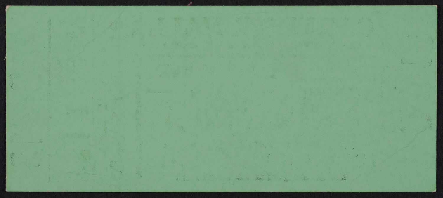 Ticket for Mischa Elman, November 19, 1950 (back)