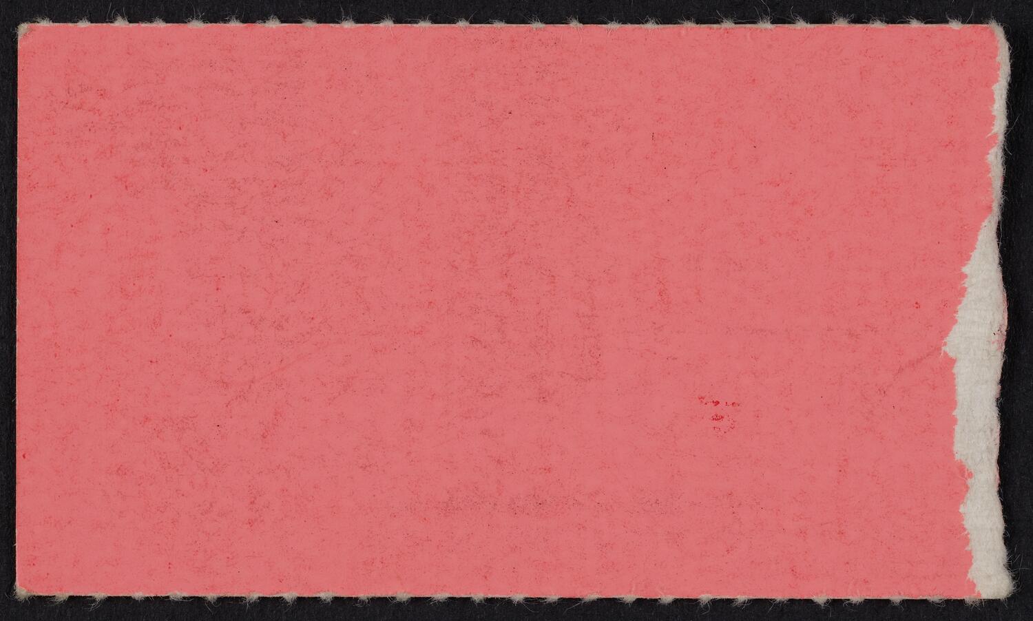 Ticket for Opera Orchestra of New York, April 7, 1993 (back)