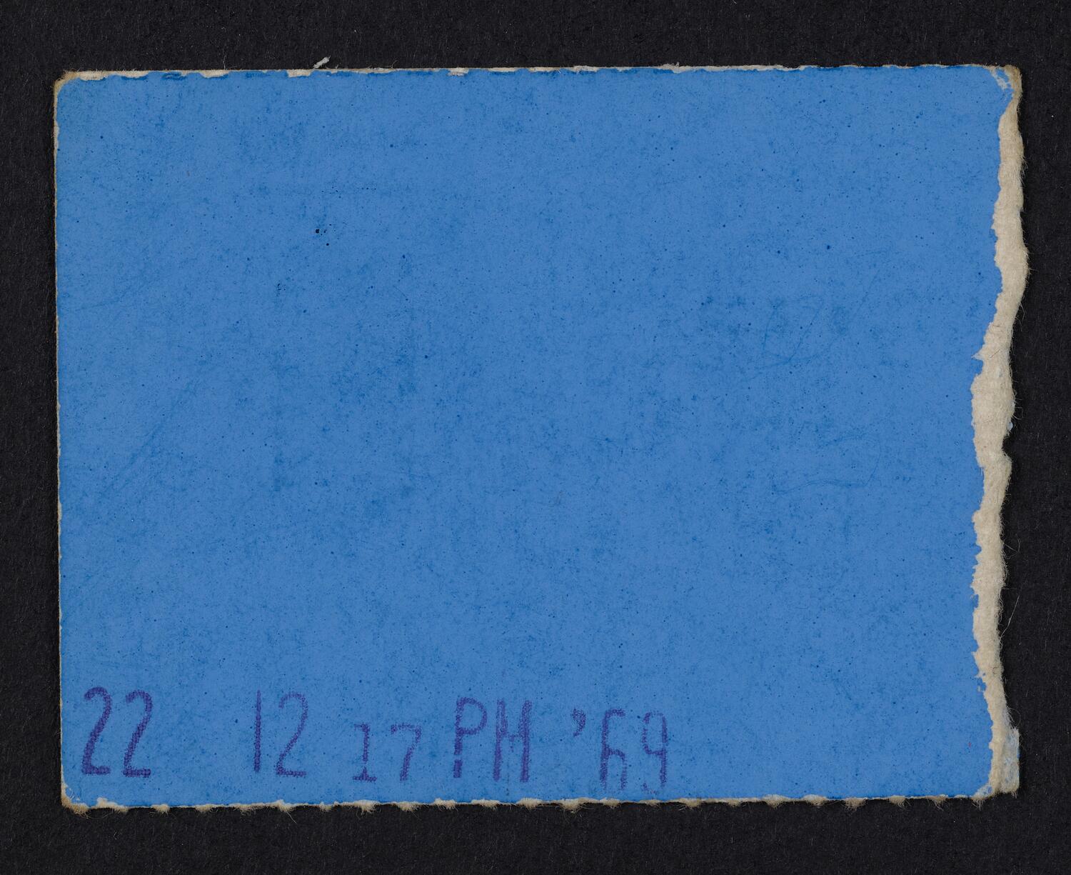 Ticket for Cleveland Orchestra, February 9, 1970 (back)