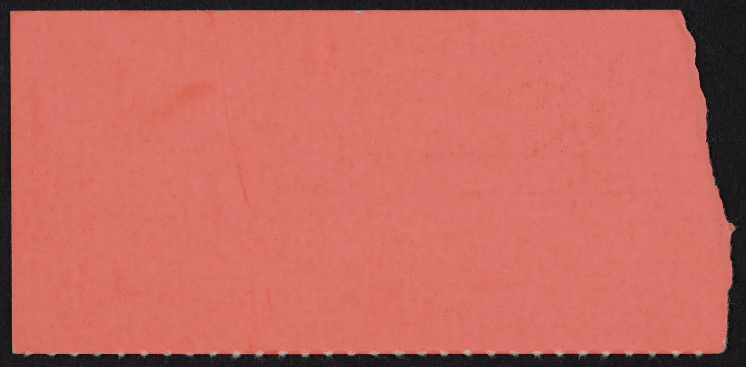 Ticket for Opera Orchestra of New York, November 11, 1999 (back)