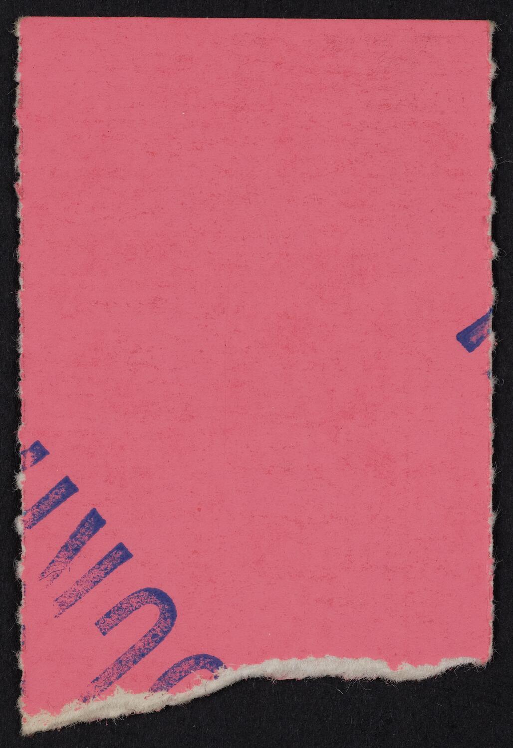 Ticket for Kiri Te Kanawa, February 22, 1979 (back)