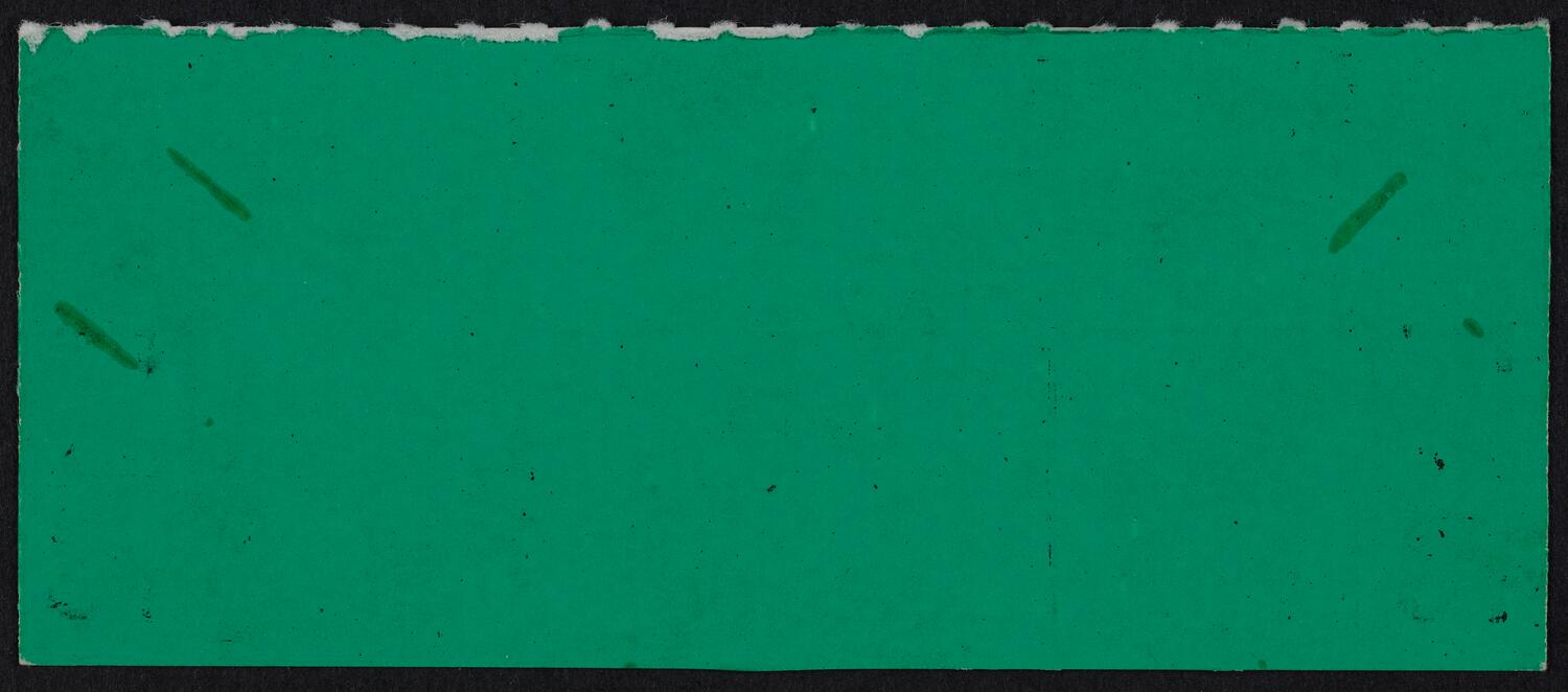 Ticket for Zip! There Goes a Million!, March 22, 1985 (back)