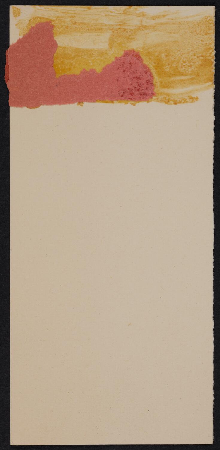 Ticket for NBC Orchestra, March 28, 1954 (back)