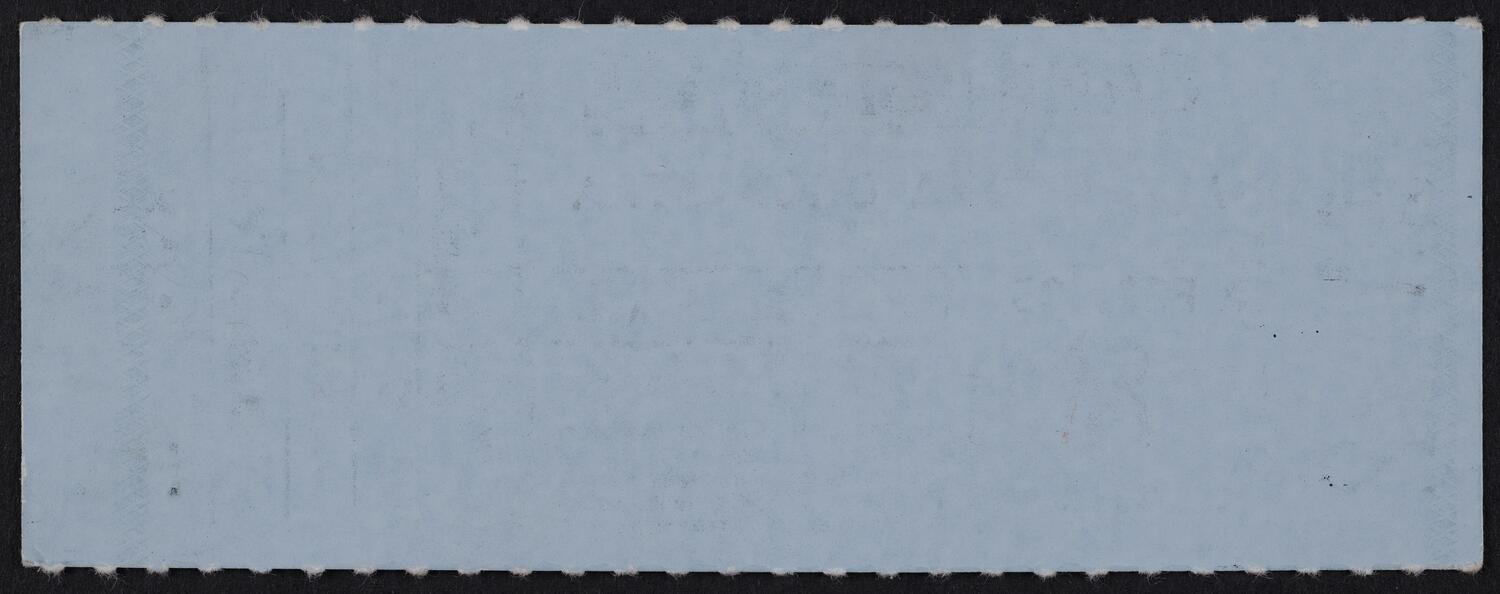 Ticket for Minnesota Orchestra, February 8, 1985 (back)