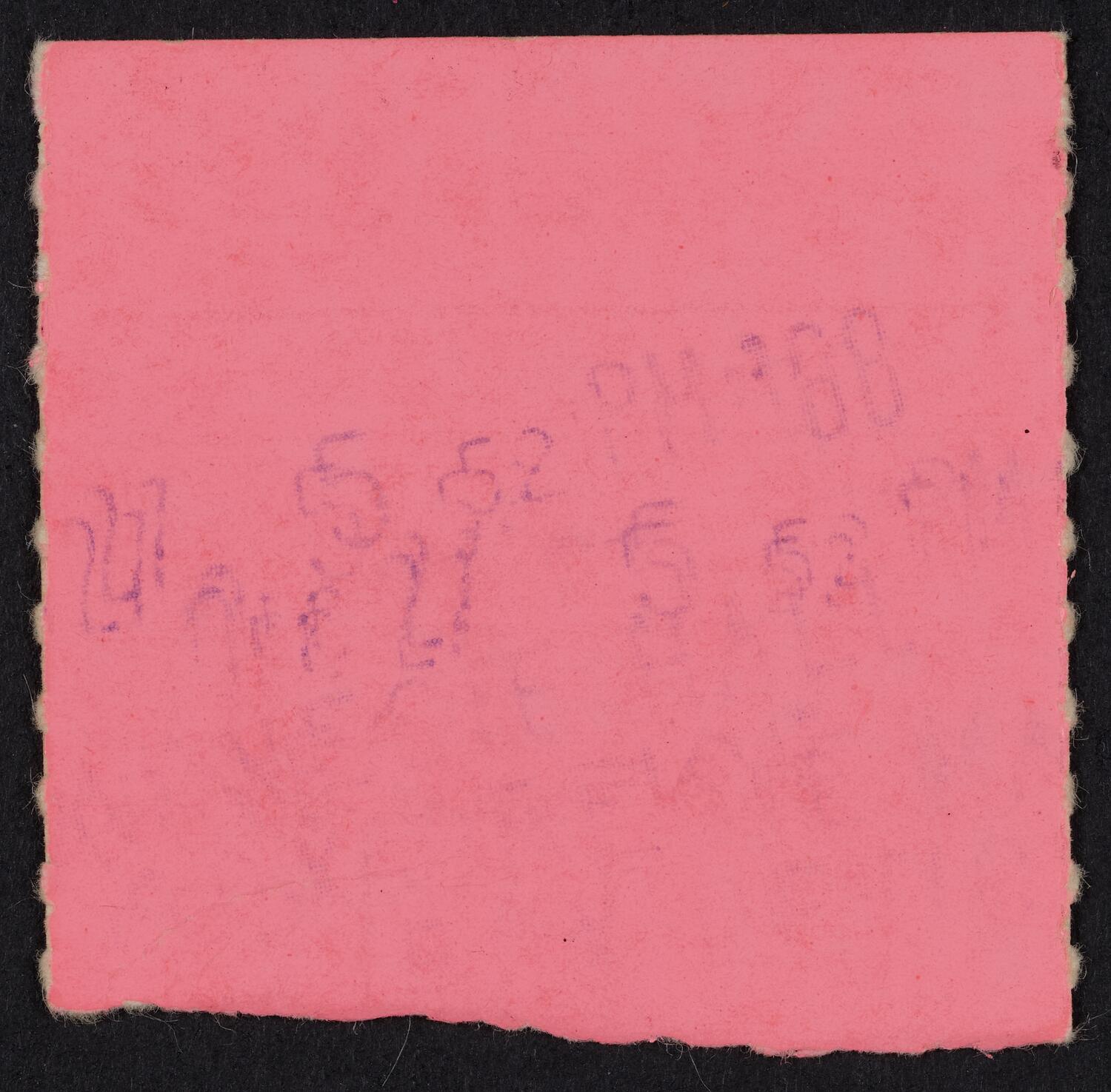 Ticket for Pittsburgh Symphony Orchestra, February 19, 1969 (back)