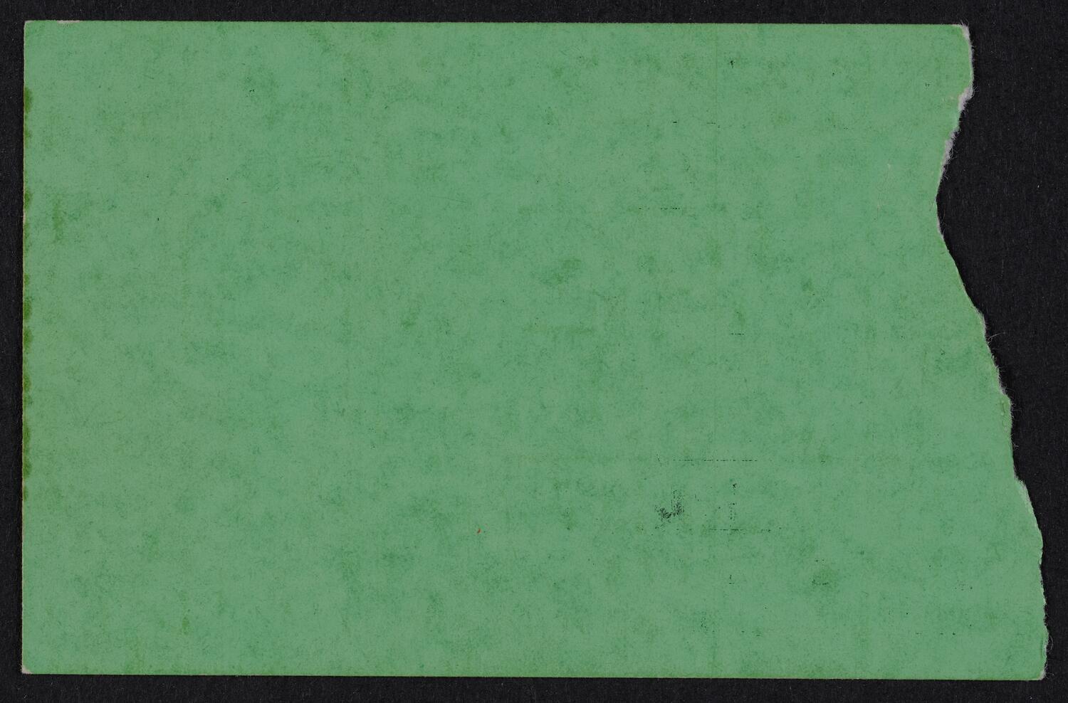 Ticket for The Little Orchestra Society, December 18, 1961 (back)