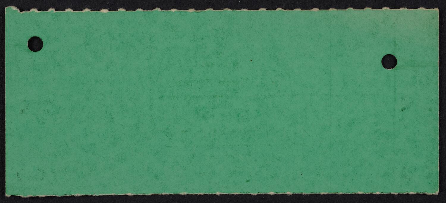Ticket for American Symphony Orchestra, March 12, 1967 (back)