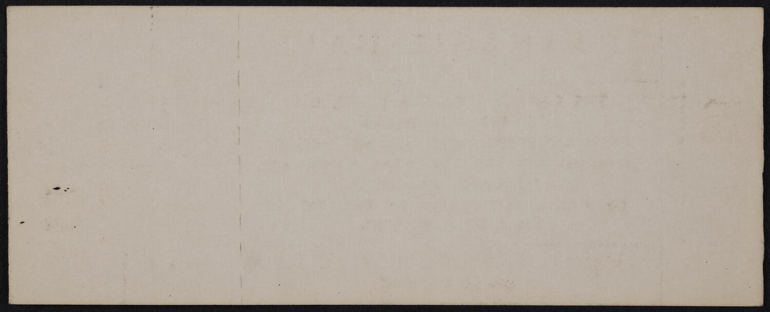 Ticket for Carnegie Hall's 85th Anniversary Concert, May 18, 1976 (back)