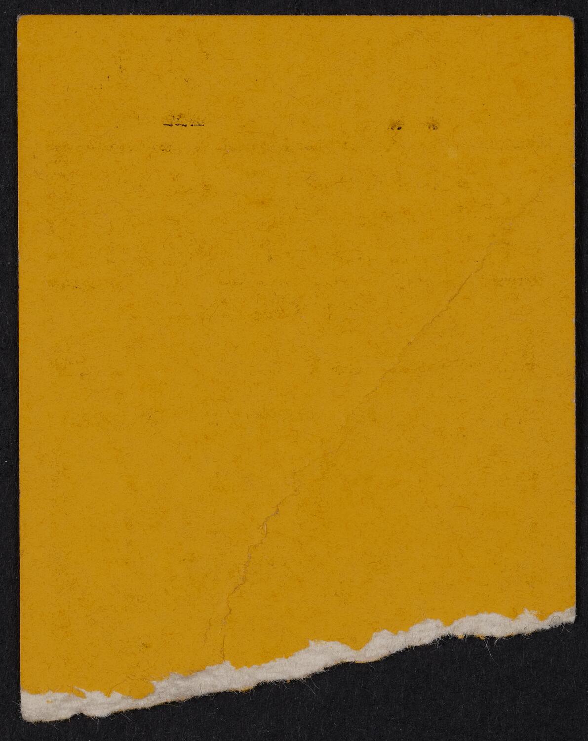 Ticket for Maurice Wilk, February 23, 1948 (back)